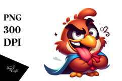 Bird with Sunglasses, Transparent PNG Product Image 1