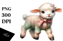Baby Lamb PNG Product Image 1
