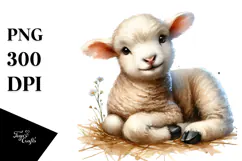 Baby Lamb PNG Product Image 1