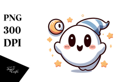 Funny Simple Ghost, PNG Product Image 1
