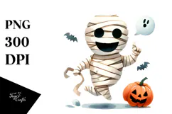 Funky Mummy Clipart, High-Res PNG Product Image 1