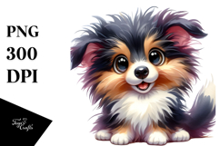 Cute Baby Collie, High-Res PNG Product Image 1
