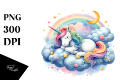 Abstract Unicorn | Sublimation | Clipart Product Image 1