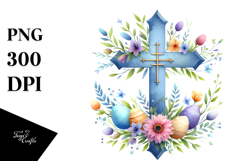 Easter Cross PNG Product Image 1