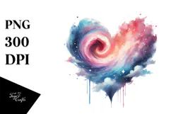 Heart Paintbrush Style Digital Painting Product Image 1