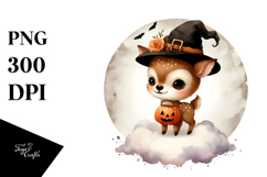 Simple Baby Deer in Halloween Costume, Transparent PNG Product Image 1