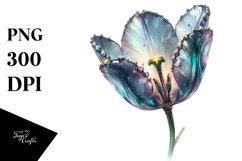 Shiny Tulip Metallic | Sublimation | Clipart Product Image 3