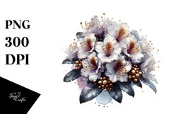 Shiny Rhododendron Watercolor Splash Product Image 3