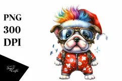 Expressive Baby Bulldog, Vibrant PNG Product Image 1