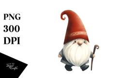 Retro Gnome, Halloween PNG Product Image 1