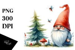 Retro Gnome, Halloween PNG Product Image 1