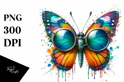 Colorful Quirky Sunglasses Clipart Product Image 3