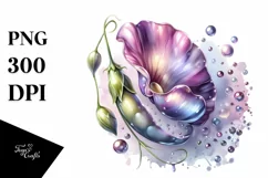 Glossy Sweet Pea Made of | Clipart Product Image 3