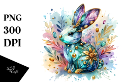 Easter Bunny Sublimation|Clipart Product Image 1