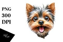 Crazy Yorkshire Terrier Clipart Product Image 1