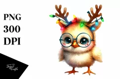 Expressive Baby Chicken, Vibrant PNG Product Image 1
