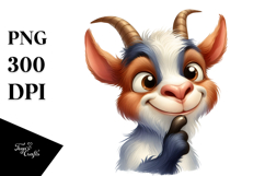 Funny Goat Clipart Product Image 1