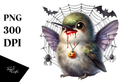 Baby Hummingbird Halloween Clipart Product Image 1