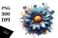 Abstract Daisy, Transparent PNG Product Image 1