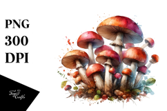 Detailed Magical Mushroom PNG Product Image 1