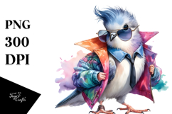 Agressive Baby Dove Posing PNG Product Image 1