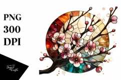Round Wood Watercolor Splash Clipart Product Image 1