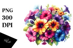 Colorful Buquet Petunia Product Image 1