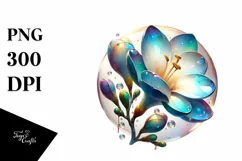 Glossy Freesia Made of | Clipart Product Image 1