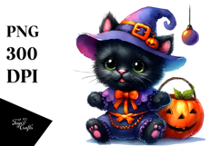 Vibrant Baby Cat Halloween Product Image 1