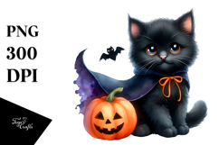 Vibrant Baby Cat Halloween Product Image 1