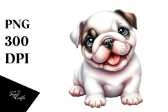 Happy Baby Bulldog PNG Product Image 1