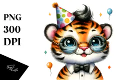 Baby Tiger Cool PNG Product Image 1