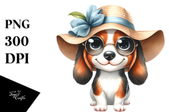 Dog Sun Hat Clipart Product Image 1