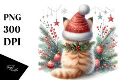 High Baby Bird in Christmas Dress PNG Product Image 1