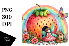 Colorful Fairy Rainbow Bird | Sublimation | Clipart Product Image 1