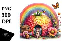 Colorful Fairy Rainbow Bird | Sublimation | Clipart Product Image 3