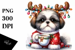 Expressive Baby Shih Tzu, Vibrant PNG Product Image 3