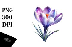 Shiny Crocus with Shiny Material Clipart Product Image 1