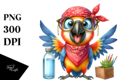 Parrot Bandana Clipart Product Image 1