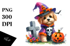 Cute Baby Dog Halloween | Sublimation | Clipart Product Image 1