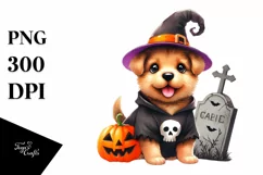 Cute Baby Dog Halloween | Sublimation | Clipart Product Image 1