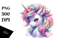 Cute Baby Unicorn with Cool Haircut Product Image 3