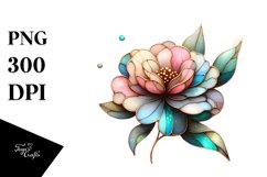 Camellia Stained | Sublimation | Clipart Product Image 3