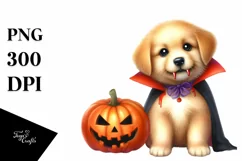 Cute Puppy Spider Web Halloween Clipart Product Image 3