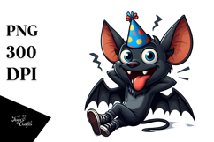 dancing Goofy Bat Excitement PNG Product Image 1