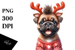 Expressive Baby Bullmastiff, Vibrant PNG Product Image 1