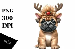 Expressive Baby Bullmastiff, Vibrant PNG Product Image 1