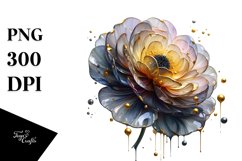 Abstract Shiny Ranunculus Clipart Product Image 3