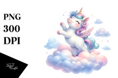 Dancing Baby Unicorn | Sublimation | Clipart Product Image 3