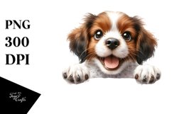 Cute Brittany Looking Clipart Product Image 1